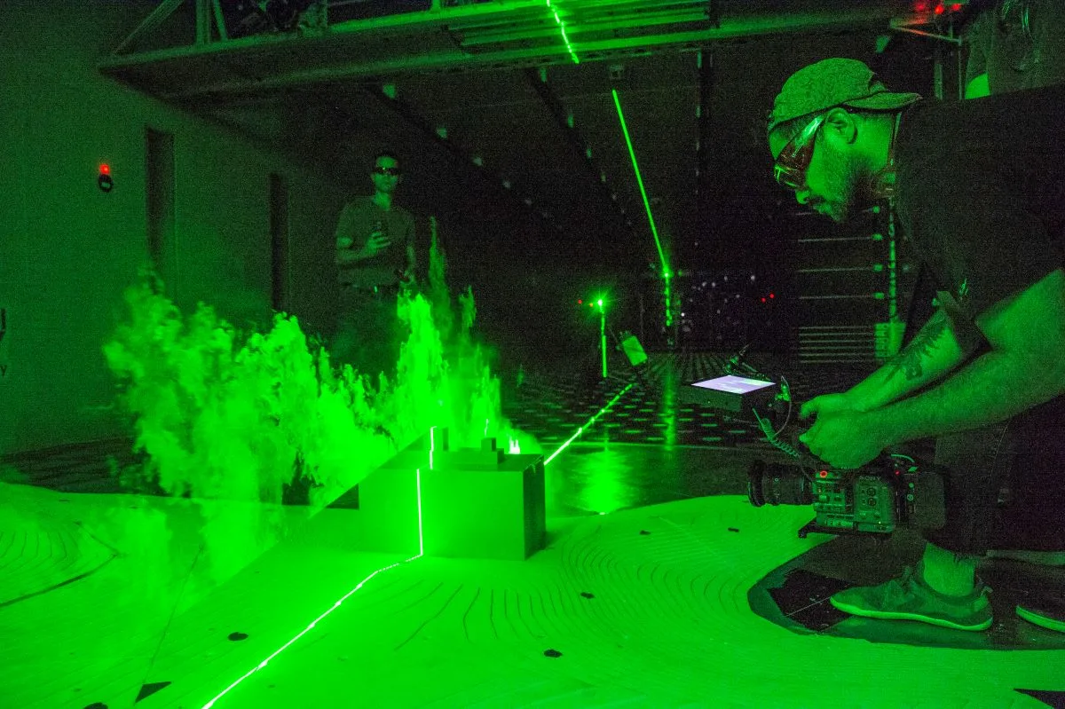 With lasers, smoke and a wind tunnel, UF helps federal agency investigate deadly Hurricane Maria